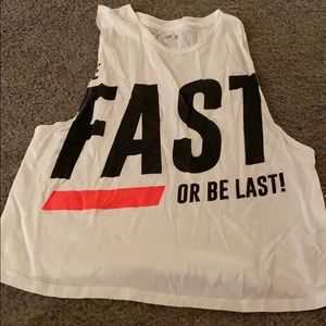 Forever 21 printed muscle tank